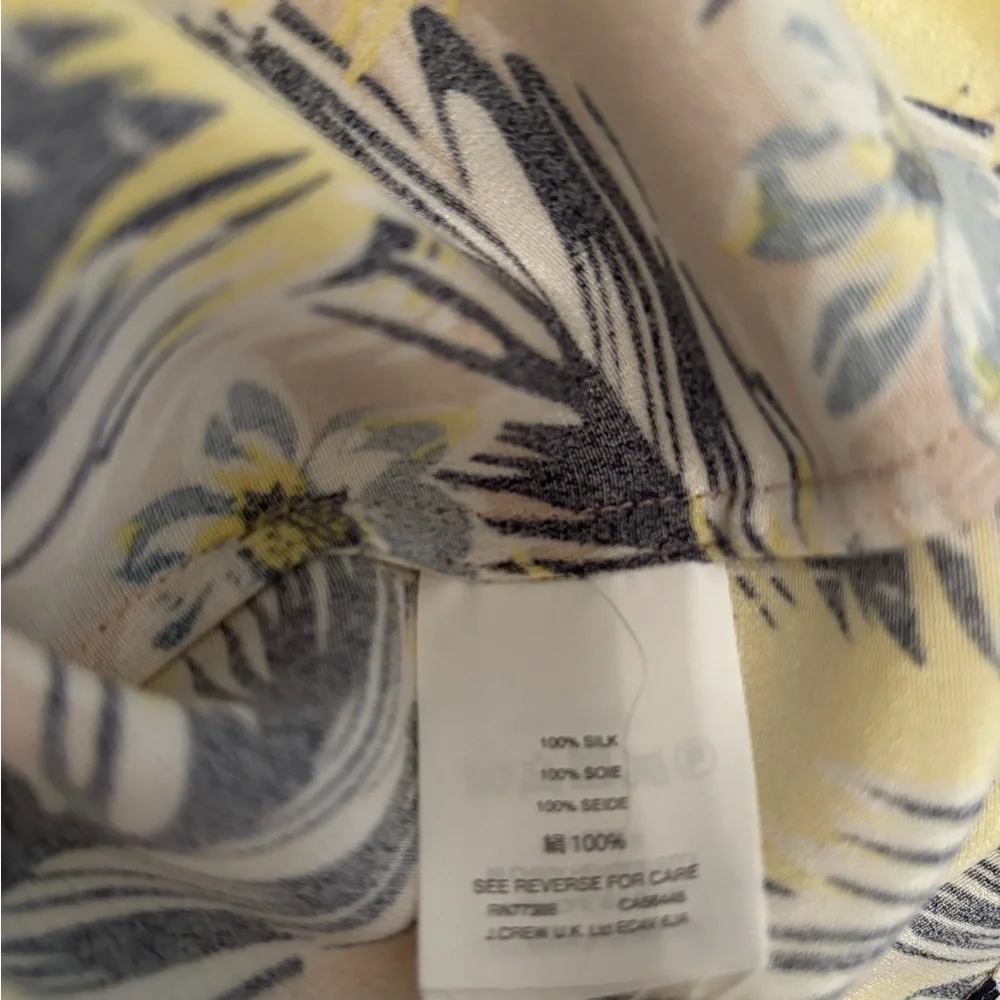 J.crew spaghetti strap silk summer top 6/8